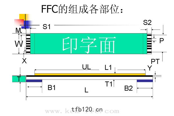 ffc排綫(xiàn)平(píng)麵結(jié)構(gòu)圖