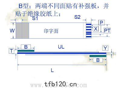 反(fǎn)向(xiàng)ffc扁平排綫(xiàn)